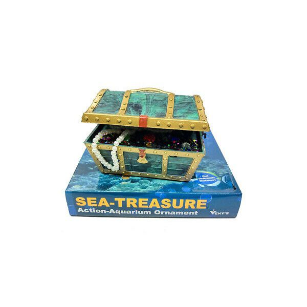 Treasure Chest Ornament Fish Tank Decoration