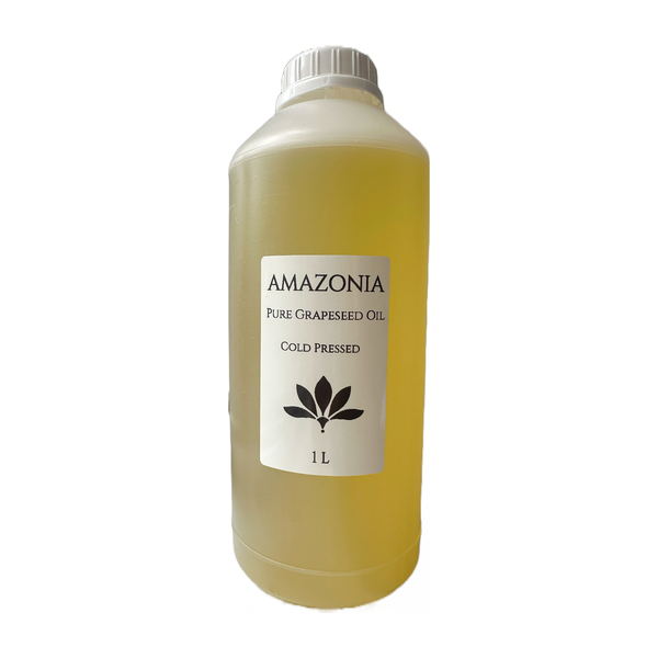 Amazonia Pure Grapeseed Oil 1L Carrier Oil