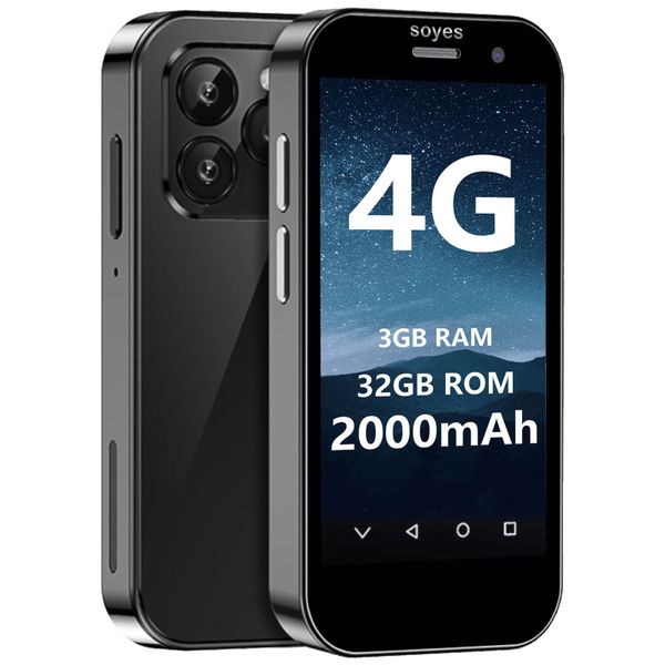 soyes 3.0" HD Touch Screen Mini Smartphone, Quad-Core Dual SLM 3GB+32GB