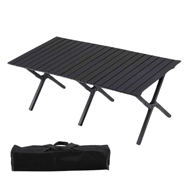 Portable Folding Camping Table with X-Leg for Outdoor Use
