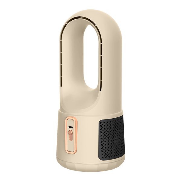 2-in-1 Bladeless Heater &amp; Cooling Fan - Quiet Smart Desktop Space Heater