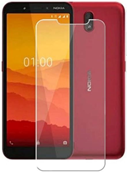 9D Full Glue Tempered Glass Screen Protector for Nokia C1 2nd Generation
