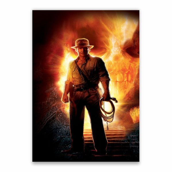 Indiana Jones Fire Poster - A1