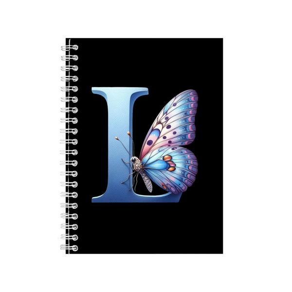 Butterfly L Gift Idea A5 Notebook Numbers And Le image