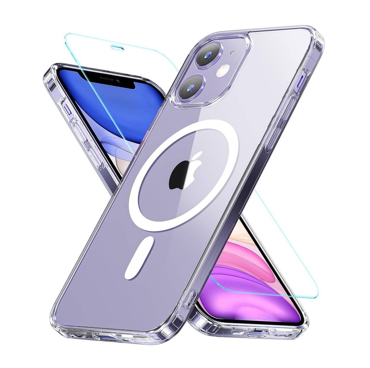 MagSafe Clear Case + Screen Protector Combo Compatible With iPhone 11 ...