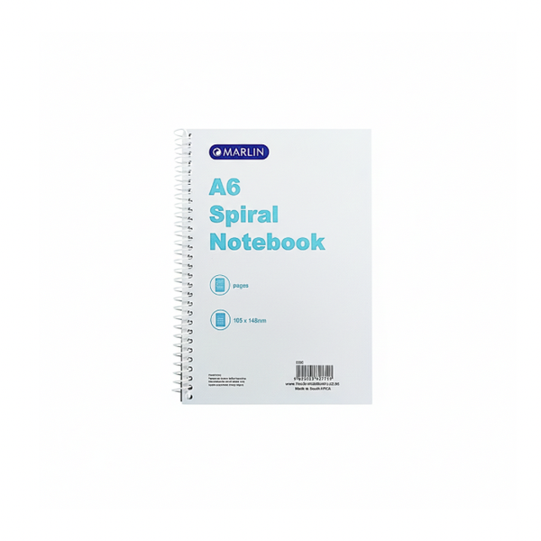 A6 Spiral Notebook - 100 Pages