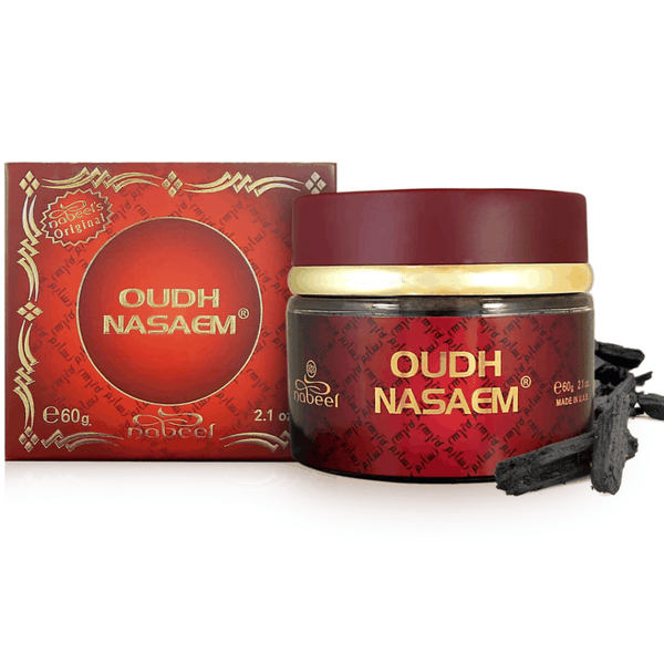 Nabeel Oudh Nasaeem Oud Bakhoor 60g Smoky Arabic Home Incense