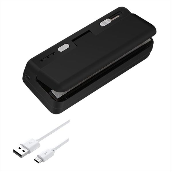 Mini Bag Sealer Usb Charger Potato Chip Bag Heat Compatible with None
