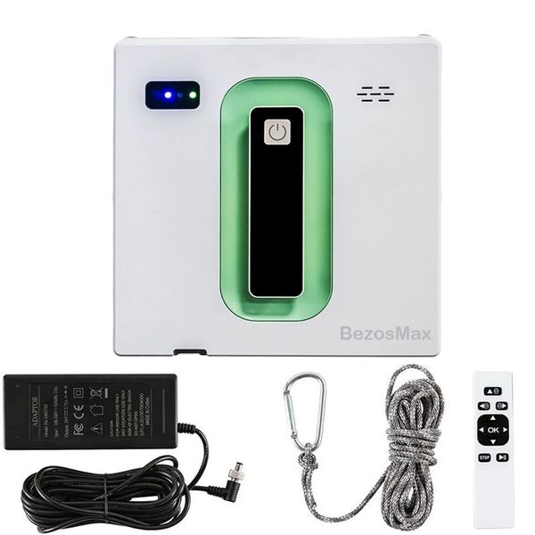 BezosMax 2500PA Window Cleaning Robot Laser Edge Detection with Dual Spray