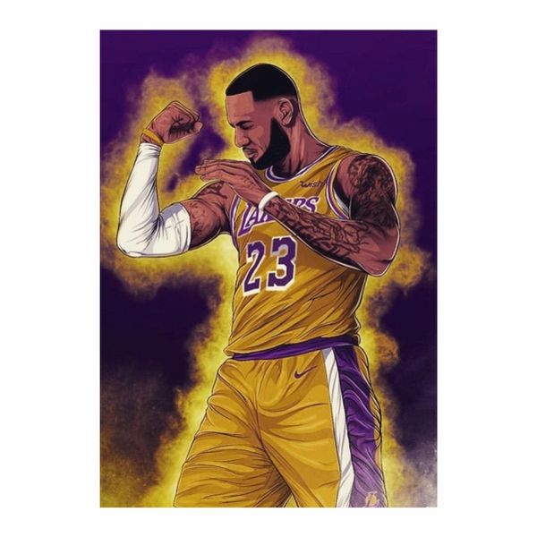 Lebron James Cartoon - A1 Poster