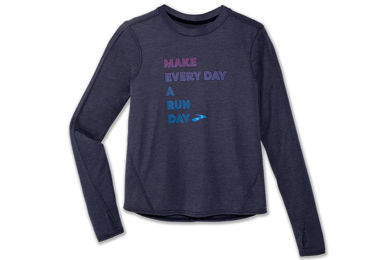 Brooks Womens Distance Graphic Long Sleeve image