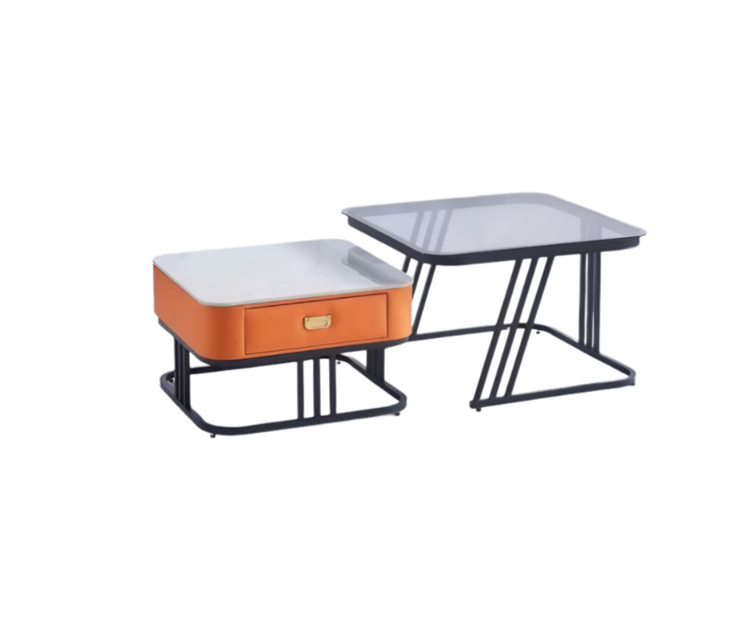 ST Black, White Glass Square Coffee Table | Shop Today. Get it Tomorrow ...