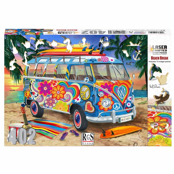 Beach Break Laser Crafted Widget Puzzle - 402-Pieces