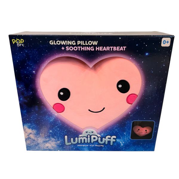 Lumipuff Heart Plush Pillow