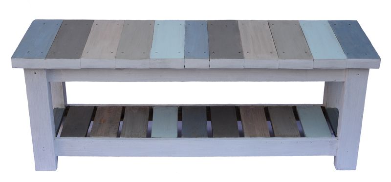 GC Mnguni Entrance Bench/Table coloured, with shelf