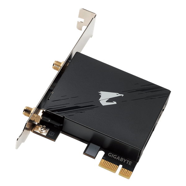 Gigabyte Wi-Fi 6E AX210 Tri-Band Wi-Fi and Bluetooth 5.2 PCIe Card