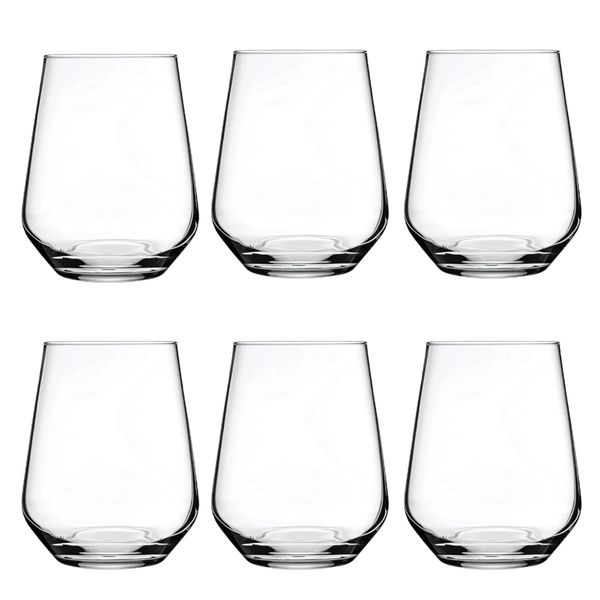Clear Glass Tumbler Set 6pc 400ml Citinova