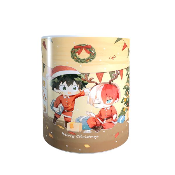 Cute Decorations - My Hero Academia Christmas Themed Coffee Mug