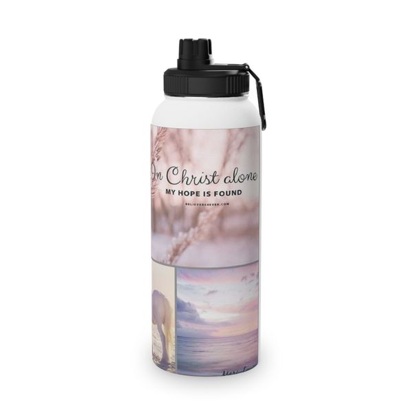 Pink Flowers 850ml Water Bottle