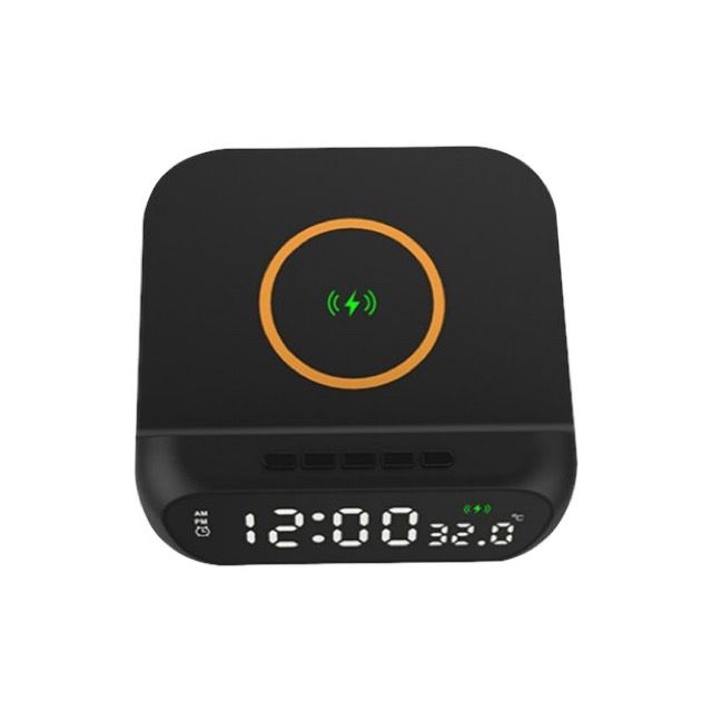 3in1 Wireless Charger Clock LED Digital Display Alarm Clock Buy Online in South Africa