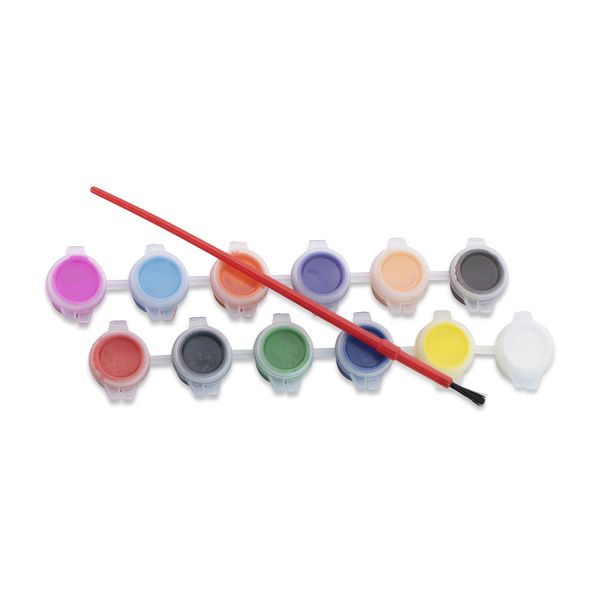 Khoki - Art &amp; Craft - Assorted Colours - Brush - 12 Piece
