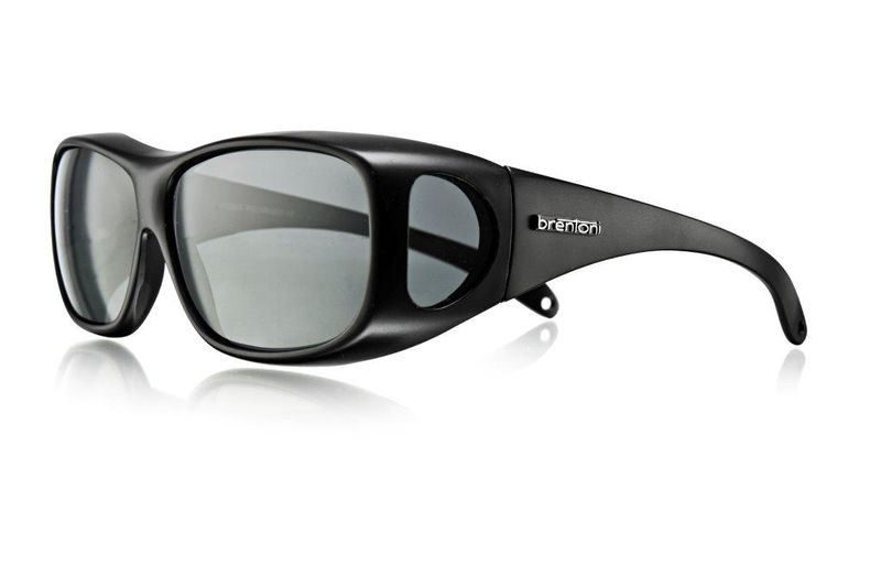Brentoni Coverlgasses mat Balck Smoke Lense Polarised