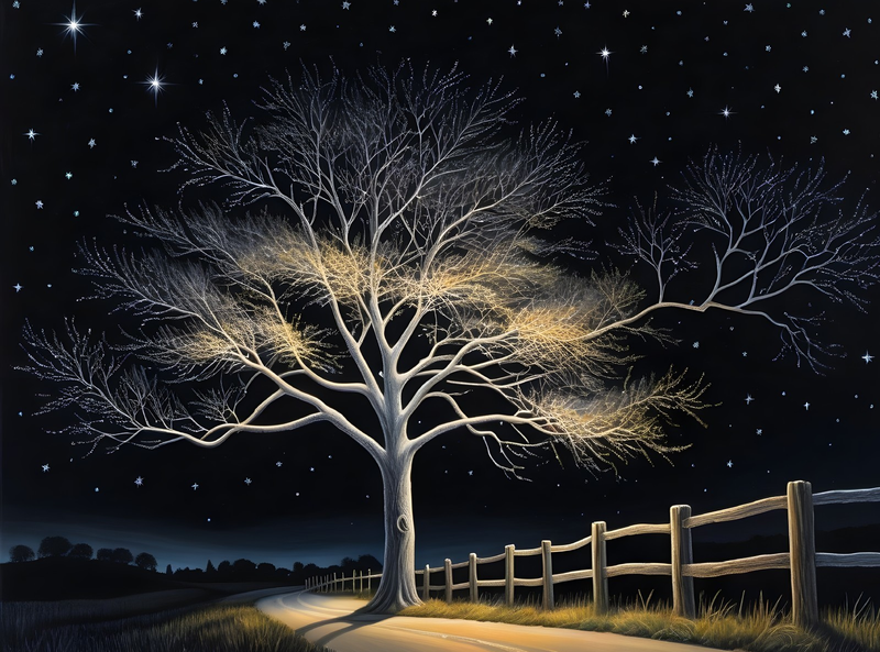 Canvas Wall Art Home Decor - Bright Night