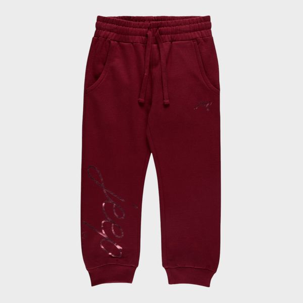 Jeep Maroon Fleece Jogger