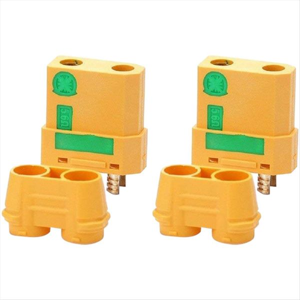 2 Pairs Xt90-S Anti Spark Connector Male + Female Connector Plug