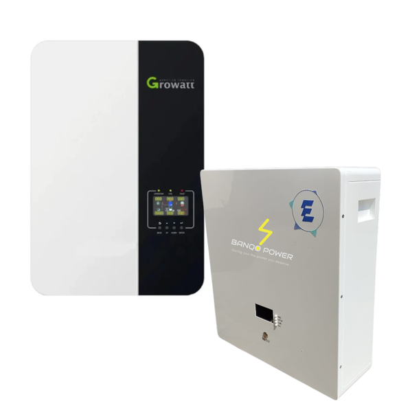 5kW Growatt Offgrid Inverter | 5.32kWh Banqo E-series Lithium Battery