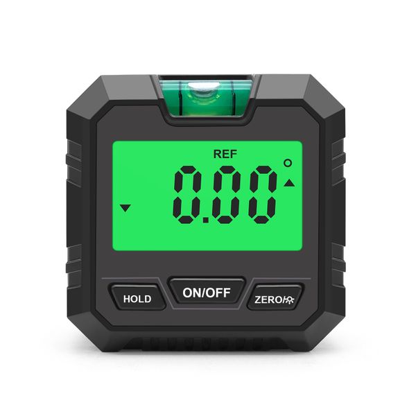 Digital Level and Protrator with Angle Finder LCD Backlight -Magnetic Base