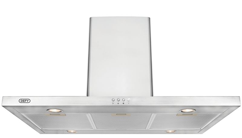 Defy DCH322 90cm T-Shaped Stainless Steel Island Cookerhood