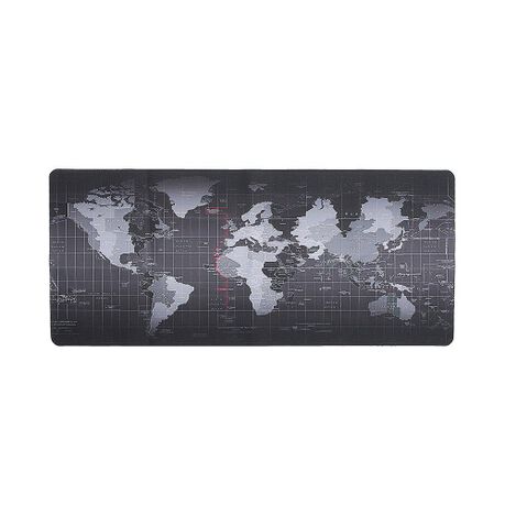 Large World Map Desk Gaming Mouse Pad Image