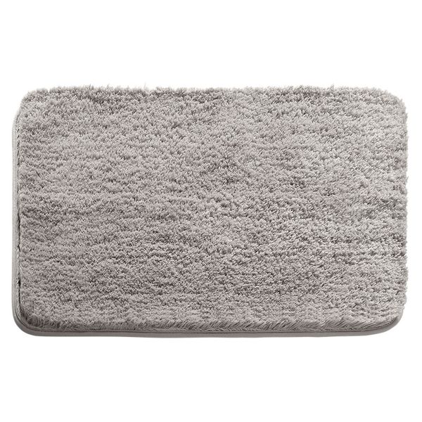 Bath Mat, Plush Shaggy Microfiber with Non-slip Rubber Back, 20 x 31