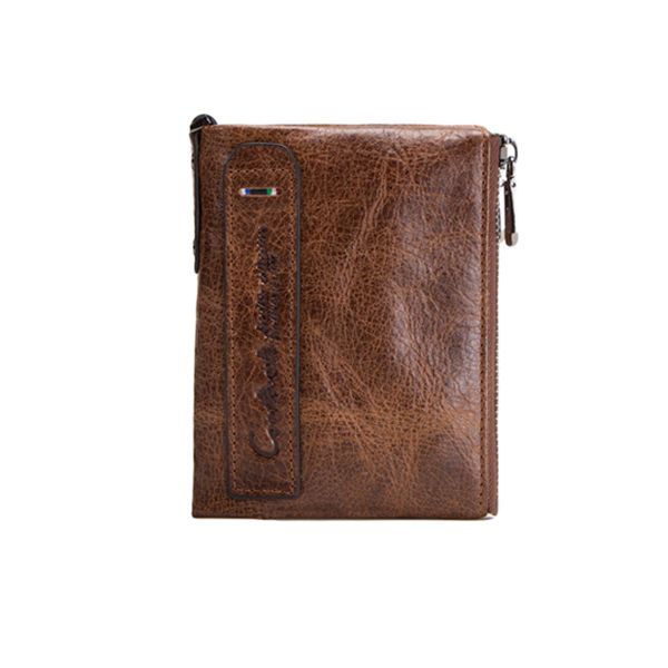 Trends Men's Double Zipper Wallet
