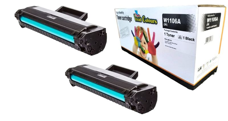 Vivid Colours Compatible with HP W1106A /106A/1106/1106A Toner Cartridge X2