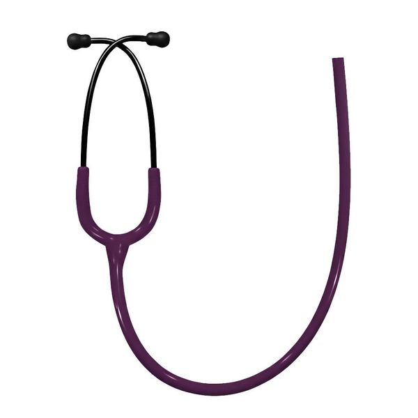 Classic Stethoscope Tubing Replacement - Plum with Black Coat