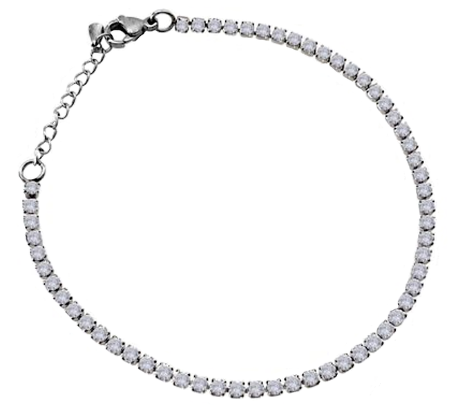 Cubic Zirconia Classic Tennis Bracelet - Bracelets for Women &amp; Girls
