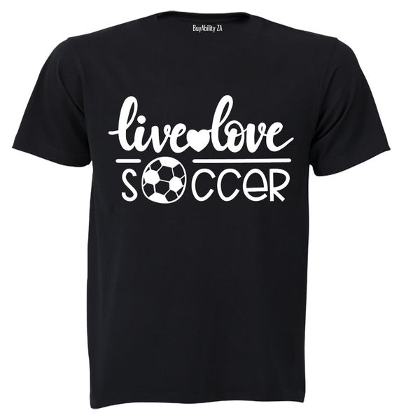 Live. Love. Soccer - Kids T-Shirt