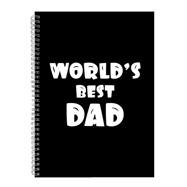 World's Best Dad Father's Day Writing Book Notepad Notebook Gift A4 501