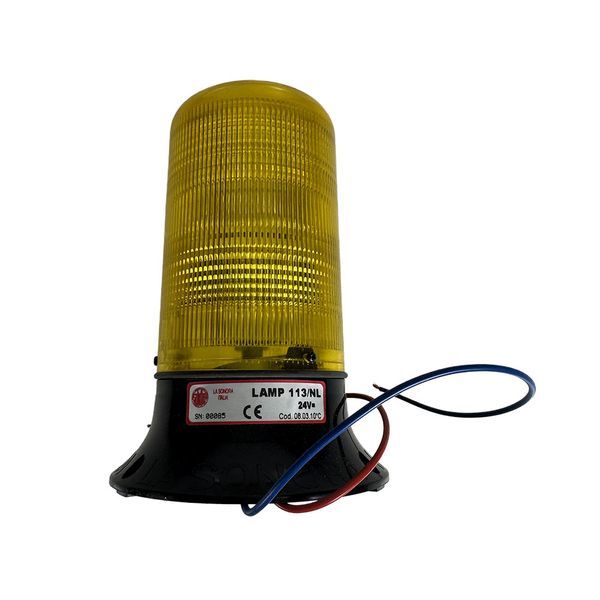 La Sonora - Yellow Flashing Beacon 12-24VAC/DC Safety Warning Light