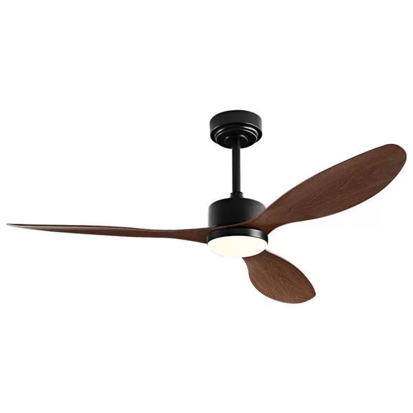 Chenshia Modern 3 Blade Wood Style Ceiling Fan Lights With Remote Control
