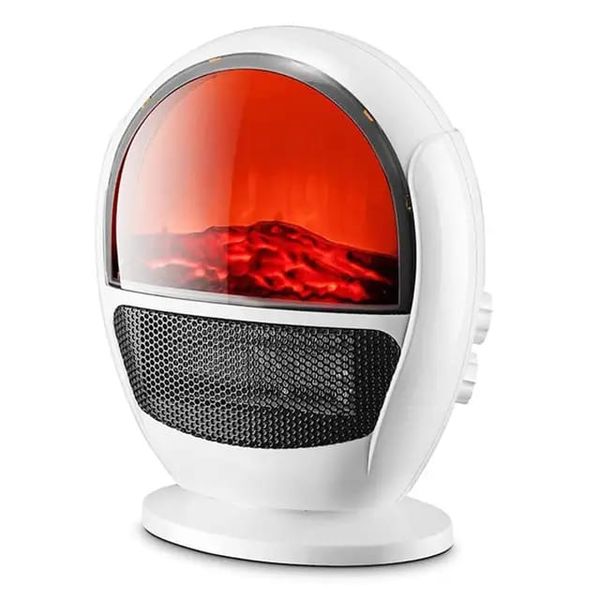 Home 3D Decor Artificial Charcoal Flame Electric Fan Heater