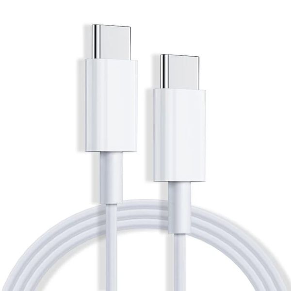Type-C to Type-C Charger - 1M White Fast Charging Cable