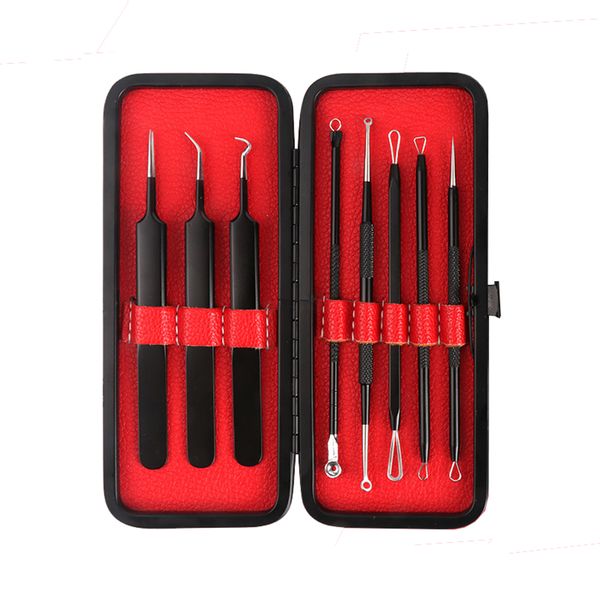 Portable Stainless Steel Blackhead Remover Tool Kit - 8 Piece