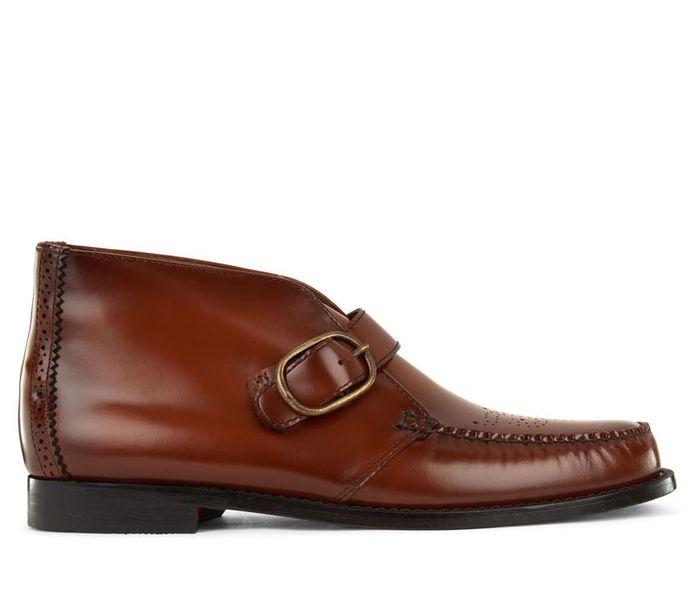 G.H Bass &amp; Co - Mens Langley Mid Leather Boots - Tan