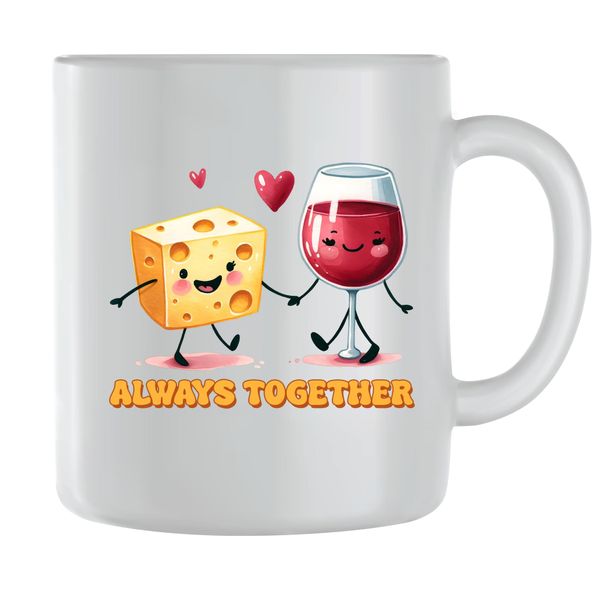 Wine Coffee Mugs for Men Women Matching Couples Graphic Cups Present 094