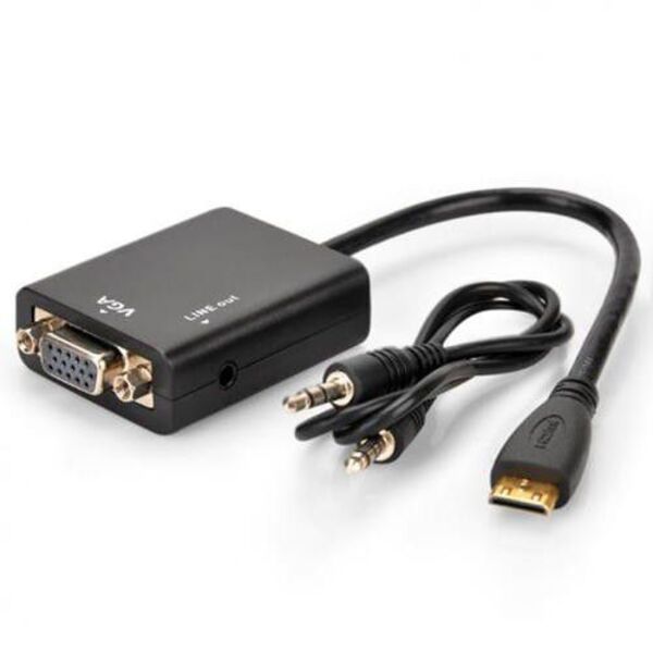 HDMI to VGA Converter with Audio Output