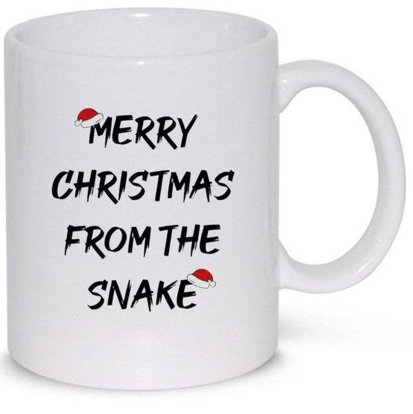 Merry Christmas From The Snake Novelty Coffee Mug