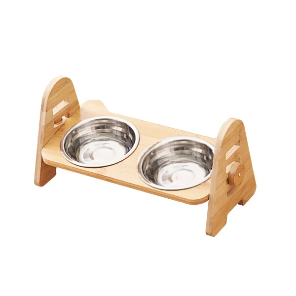 Spine Protecting Feeding Station for Dogs and Cats